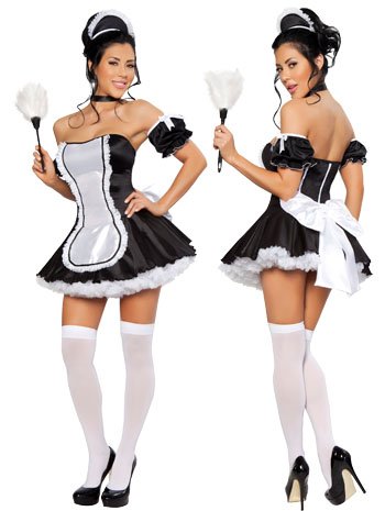 Sexy French Maid Costume 